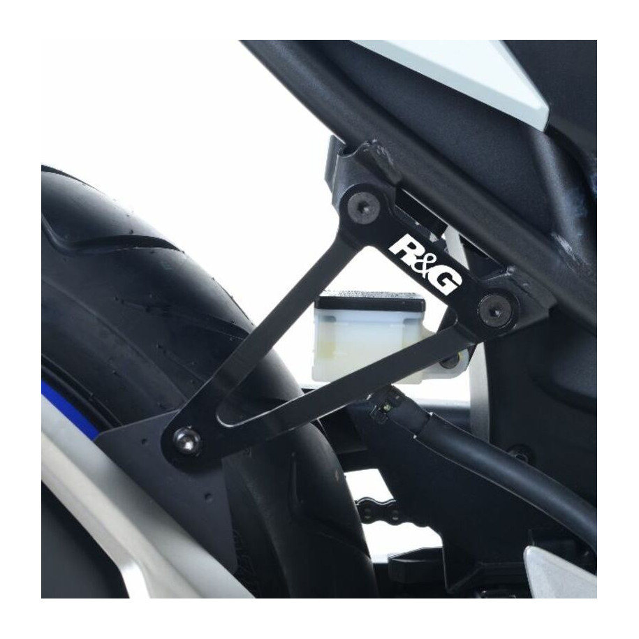Kit suppression de reposes-pied arrière R&G RACING noir Honda CBR500R