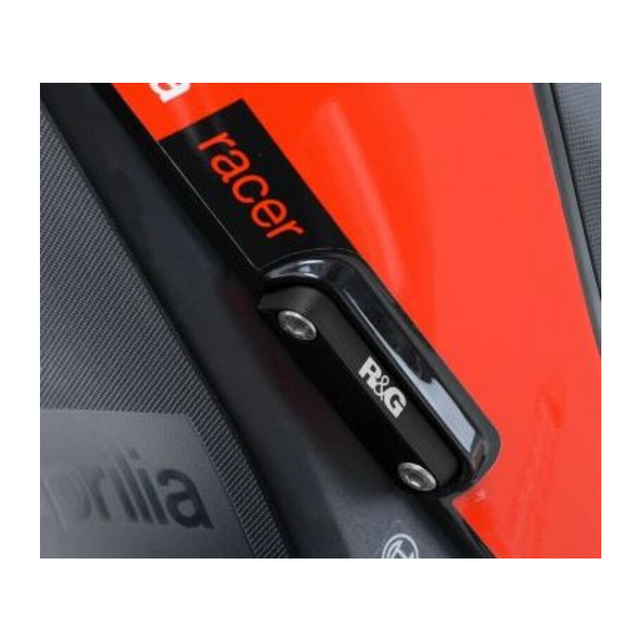 Caches orifice repose pieds arrière R&G RACING Aprilia RSV4RR