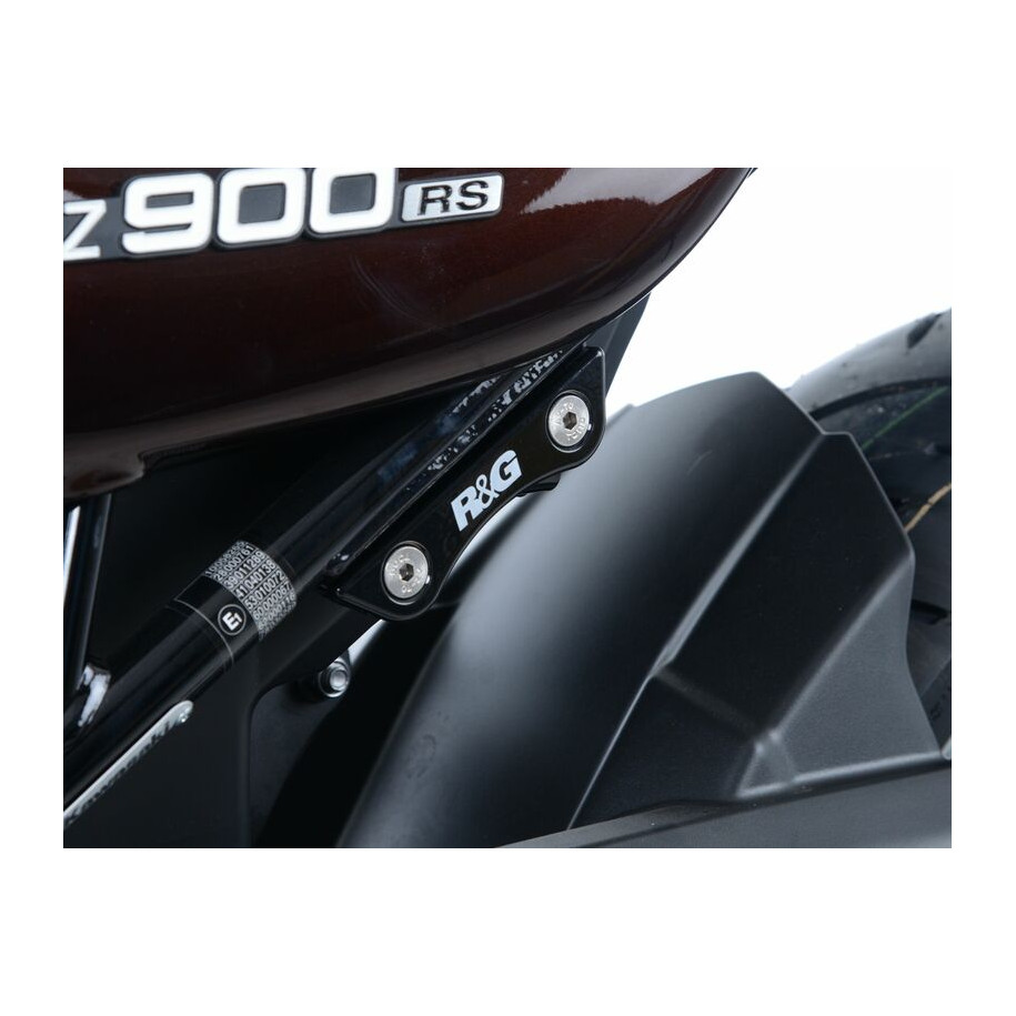 Cache orifice repose-pied gauche R&G RACING noir Kawasaki Z900RS