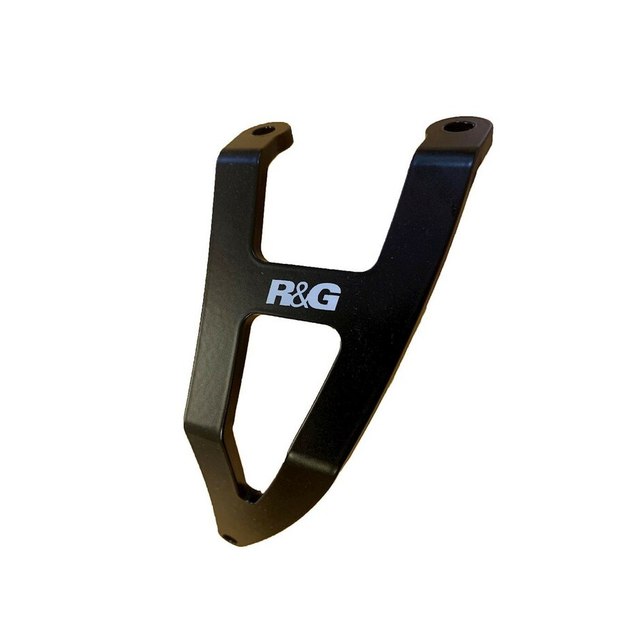 Support de silencieux R&G RACING noir Aprilia RSV4 1100