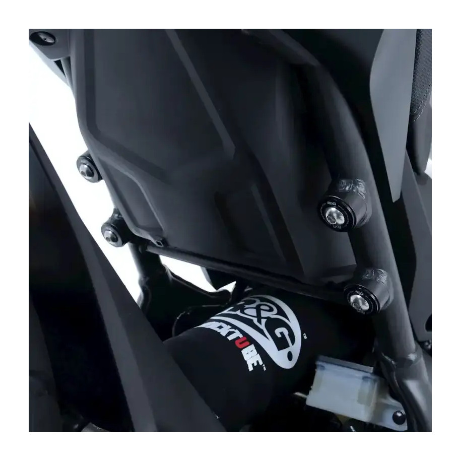 Cache-orifices repose pieds R&G RACING noir Honda CBR125R