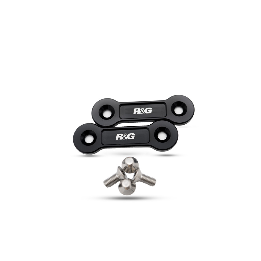 Cache orifice reposes-pied arrière R&G RACING noir