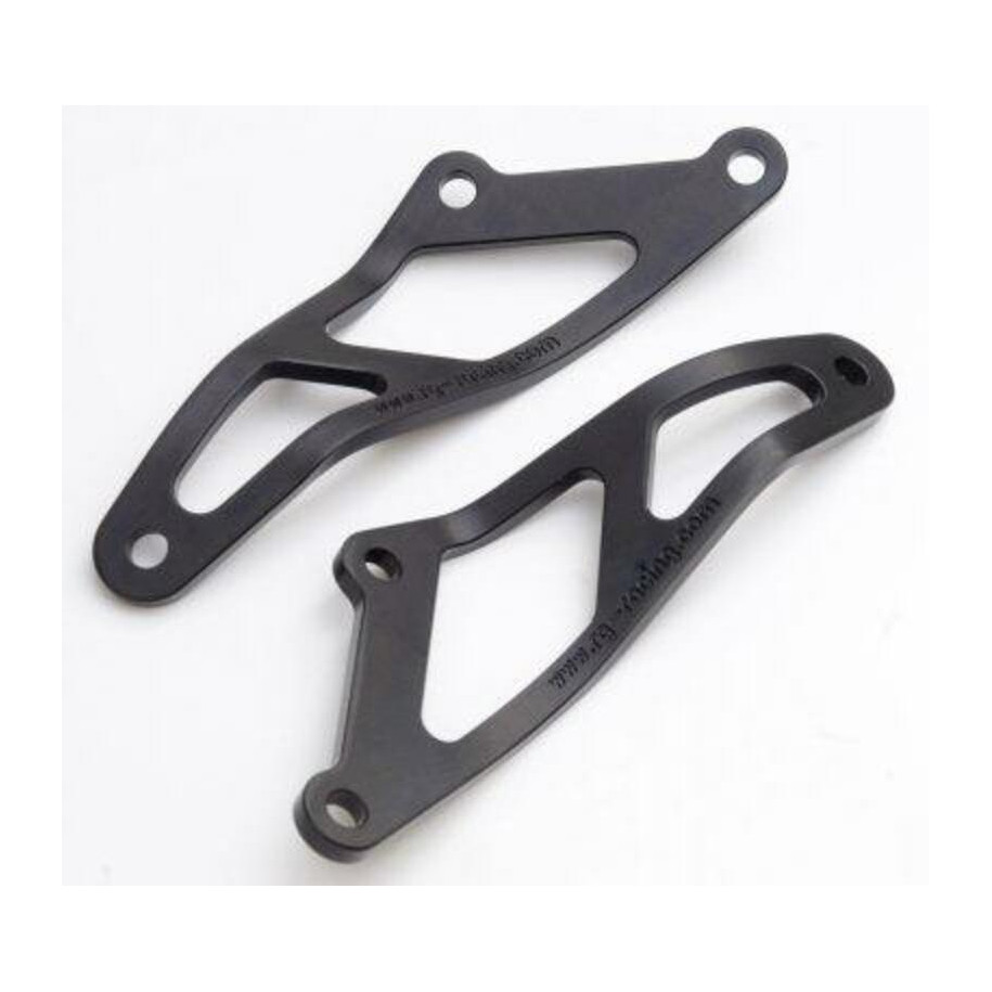 Patte de fixation de silencieux R&G RACING noir Suzuki GSX-R600/750/1000