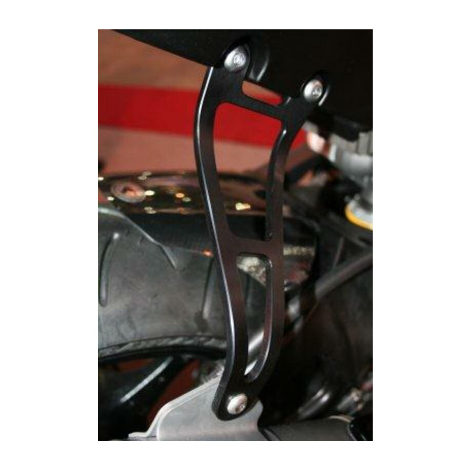 Patte de fixation de silencieux R&G RACING noir Aprilia