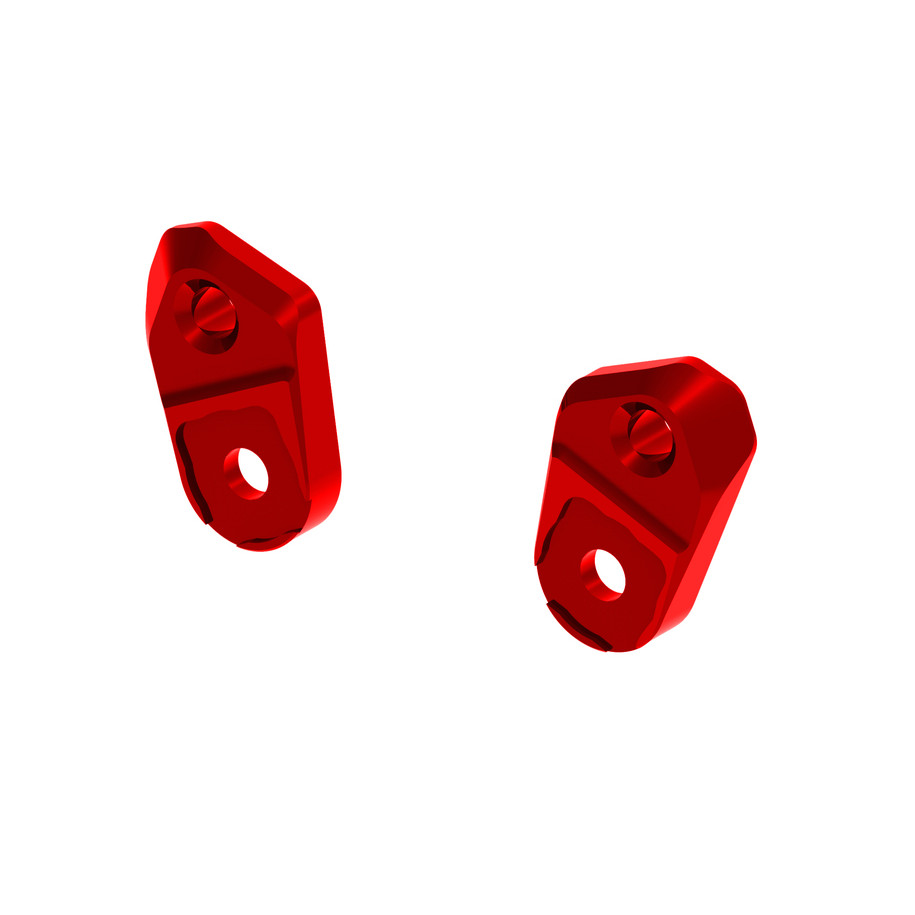 Kit supports de repose pieds LIGHTECH réglable rouge
