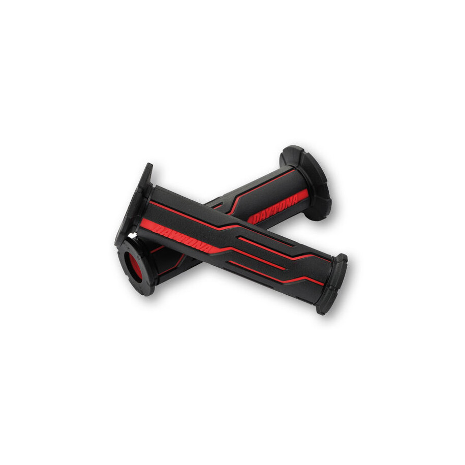 DAYTONA Grips GGD-LINE, Red, 7/8, Open End