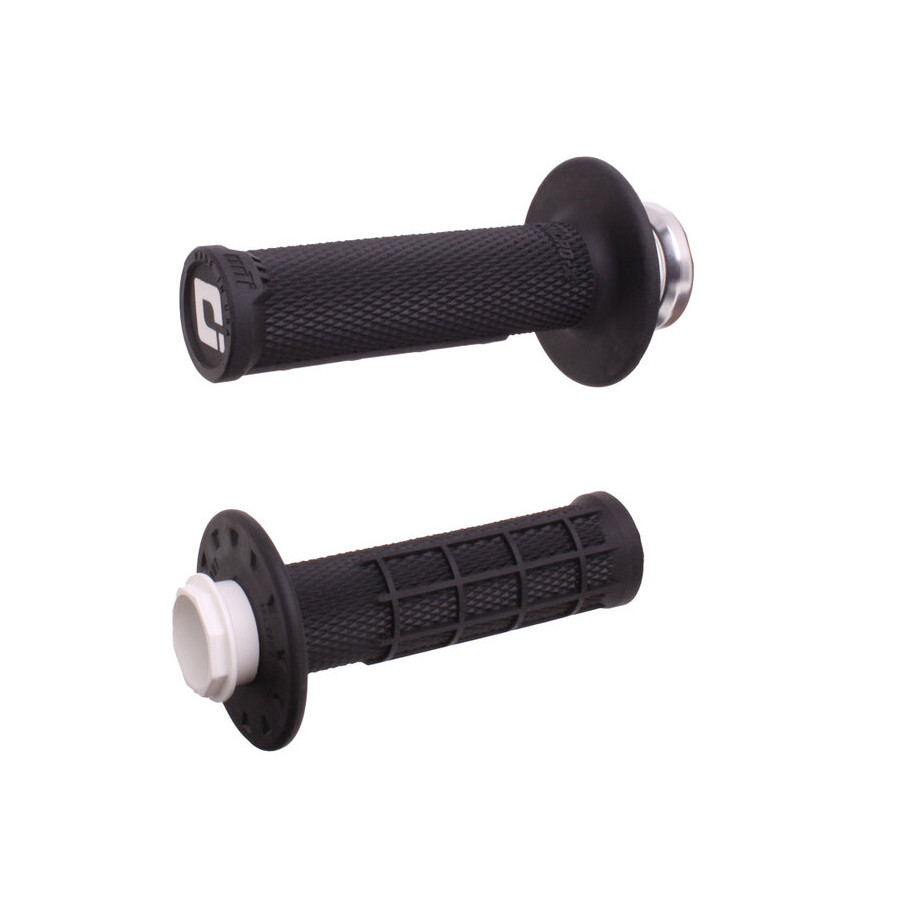 Revêtements ODI Micro-X Lock-On semi-gaufré - noir/argent