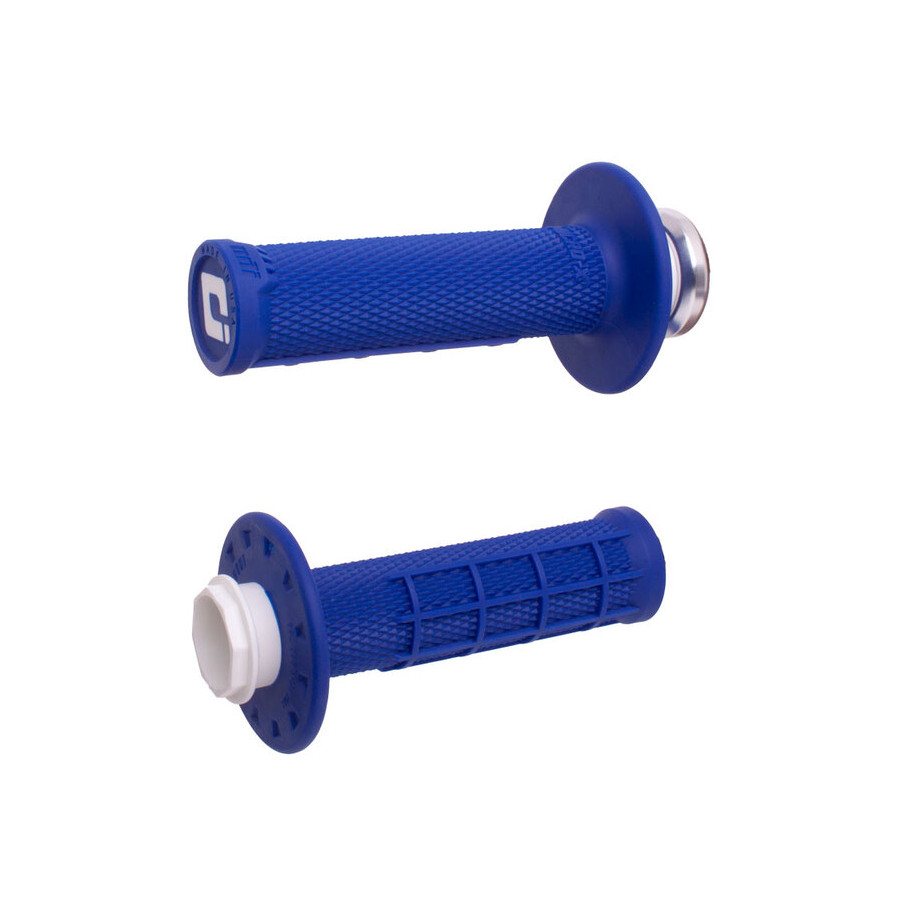 Revêtements ODI Micro-X Lock-On semi-gaufré - bleu/noir