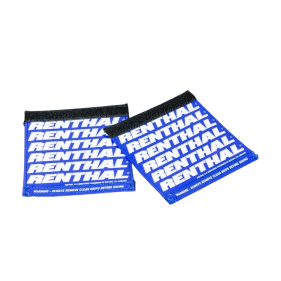 Protège-poignées RENTHAL Clean Grips - bleu/blanc