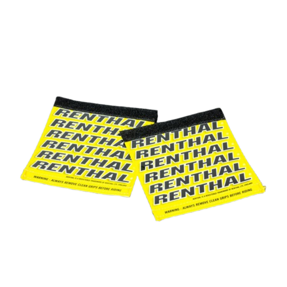 Protège-poignées RENTHAL Clean Grips - jaune/noir