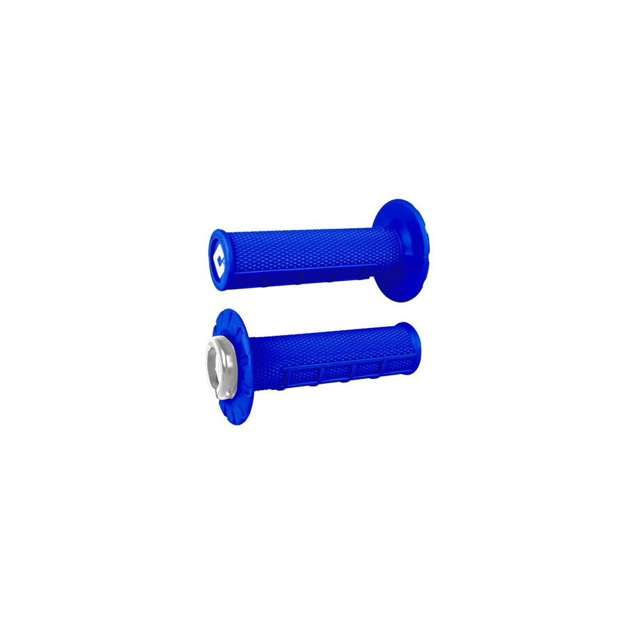 Rêvetements ODI ATV v2.1 Lock-On semi-gaufré - bleu/noir