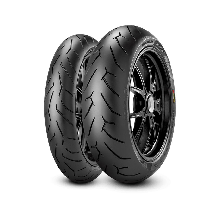 Pneu PIRELLI DIABLO ROSSO II (F) (K) Standard 120/70 ZR 17 M/C (58W) TL