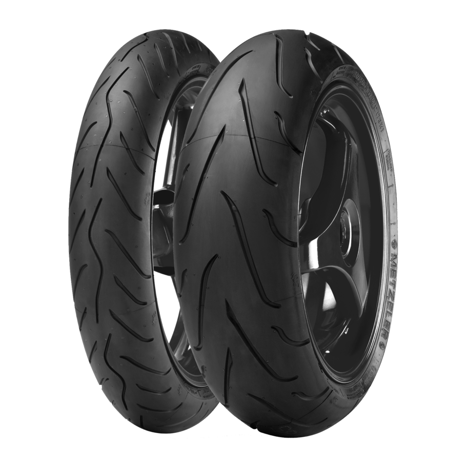 Train de pneus METZELER M3 (120/70ZR17+180/55ZR17)