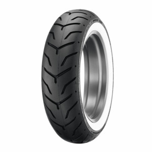 Pneu DUNLOP D407 (HARLEY-D) WWW Flancs Blancs Larges 180/65 B 16 M/C 81H TL