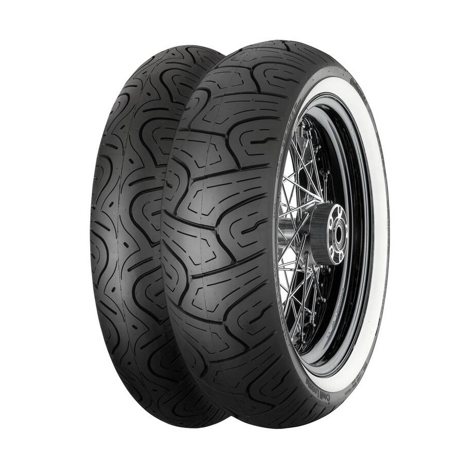 Pneu CONTINENTAL CONTILEGEND WW Flancs Blancs 130/90-16 M/C 67H TL