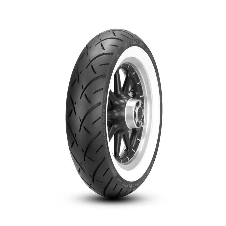 Pneu METZELER ME 888 MARATHON ULTRA WW Flancs Blancs MU85 B 16 M/C 77H TL