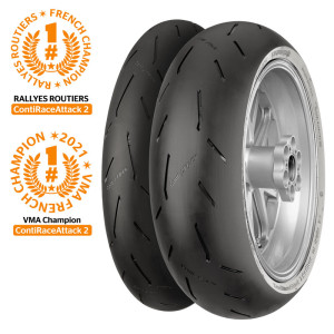 Pneu CONTINENTAL CONTIRACEATTACK 2 SOFT 120/70 ZR 17 M/C 58W TL