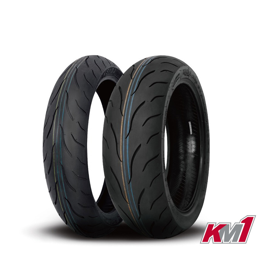 Train de pneus KENDA KM1 (120/70 ZR 17+180/55 ZR 17)