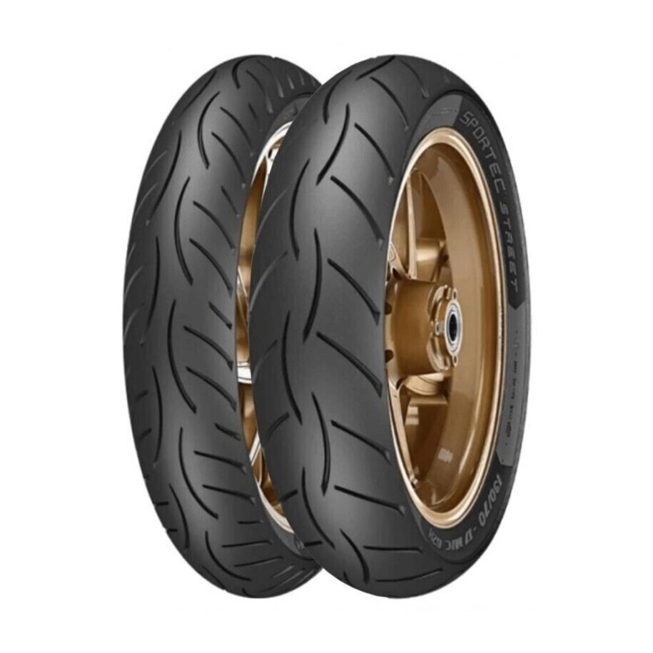 Pneu METZELER SPORTEC STREET 2 (F/R) 80/90-14 M/C 40S TL