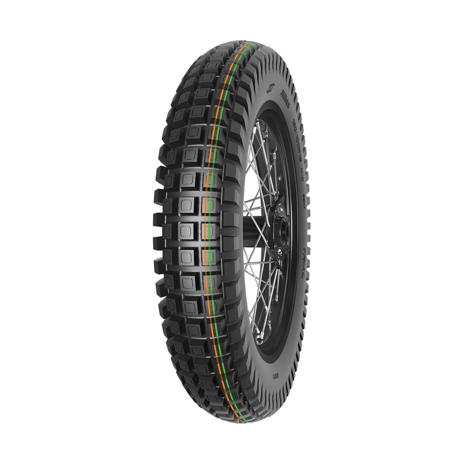 Pneu MITAS TRIAL X-PRO 120/100R18 68M TL/TT SUPER SOFT ORANGE GREEN
