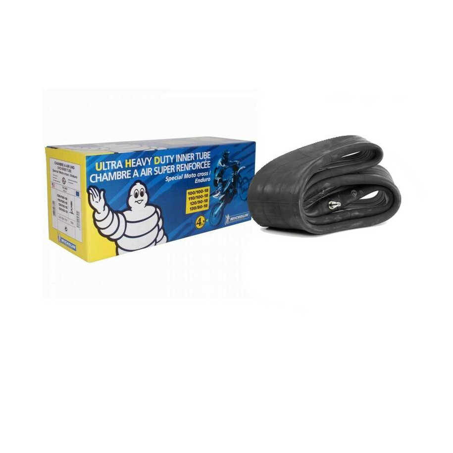 Chambre à air MICHELIN OFFROAD (18 UHD MEDIUM VALVE TR4) 100/100-18 , 110/100-18 , 120/90-18 , 130/80-18 Epaisseur 4mm