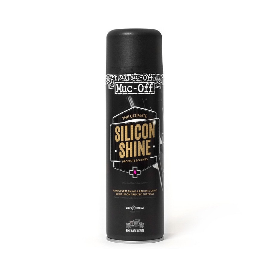 Spray de protection MUC-OFF Motorcycle Silicon Shine - spray 500ml