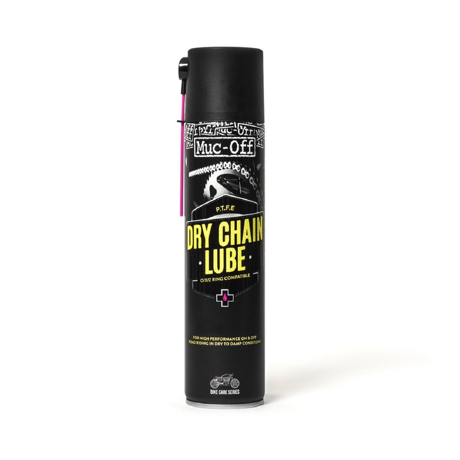 Lubrifiant chaîne MUC-OFF Dry PTFE Chain Lube - spray 400ml