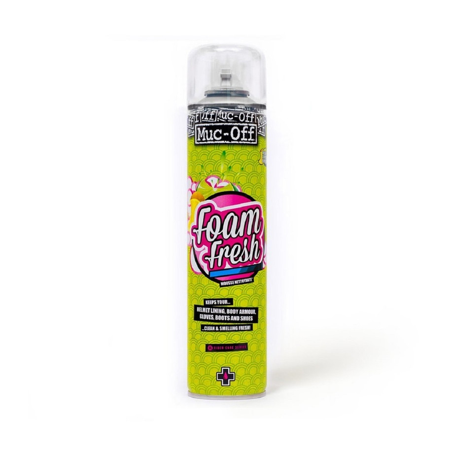 Mousse nettoyante MUC-OFF Helmet Foam Fresh - spray 400ml X12