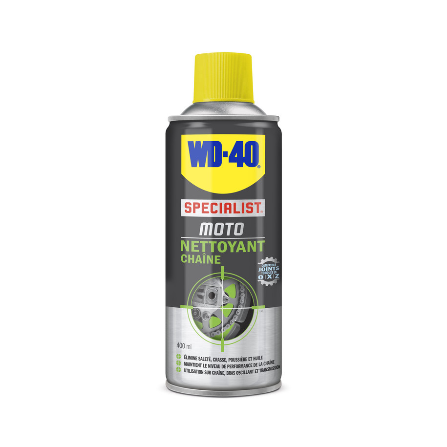 Nettoyant chaîne WD-40 Specialist® Moto - Spray 400 ml