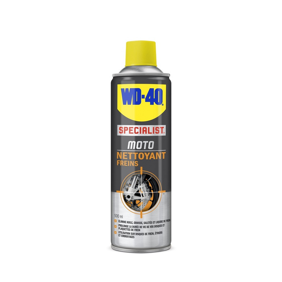 Nettoyant freins WD-40 Specialist Moto - spray 500ml