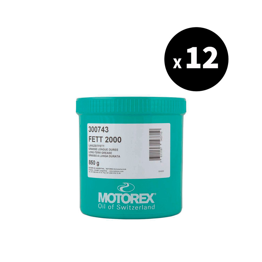 Graisse long terme MOTOREX Long Term 2 - 850ml x12