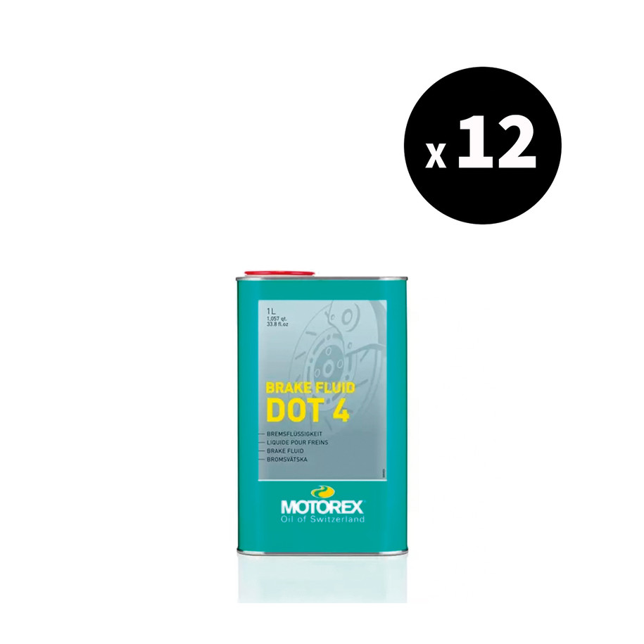 Liquide de frein MOTOREX Brake Fluid DOT 4 - 1L x12