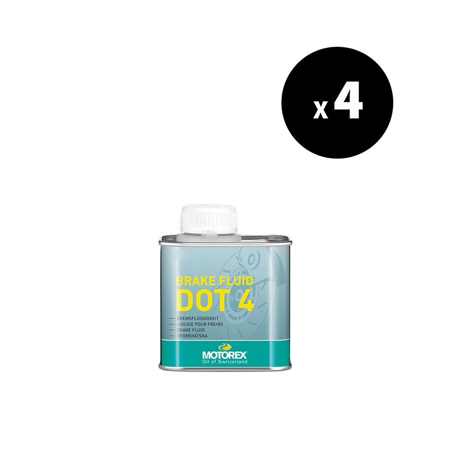 Liquide de frein MOTOREX Brake Fluid DOT 4 - 5L x4