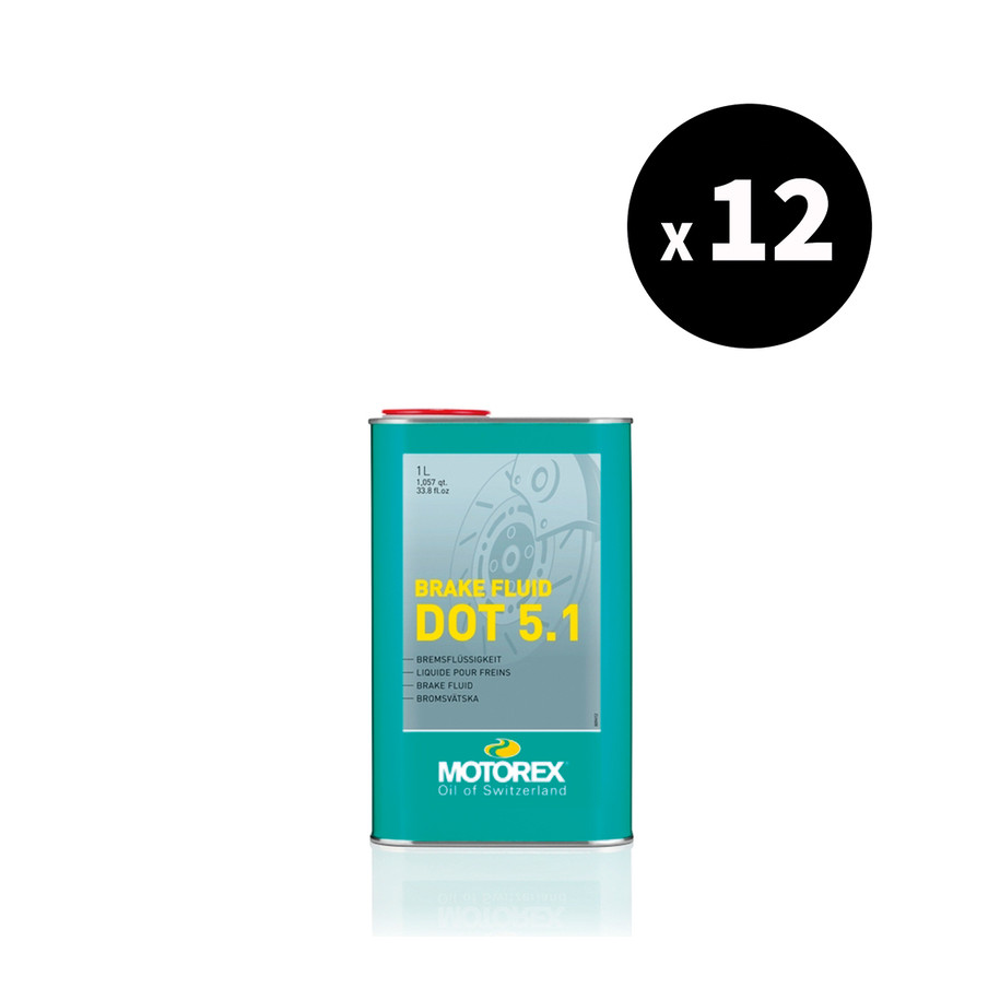Liquide de frein MOTOREX Brake Fluid DOT 5.1 - 1L x12