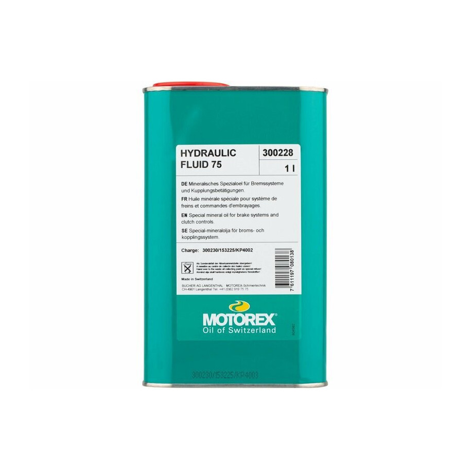 Fluide de transmission MOTOREX Hydraulic Fluid 75 - 1L x12