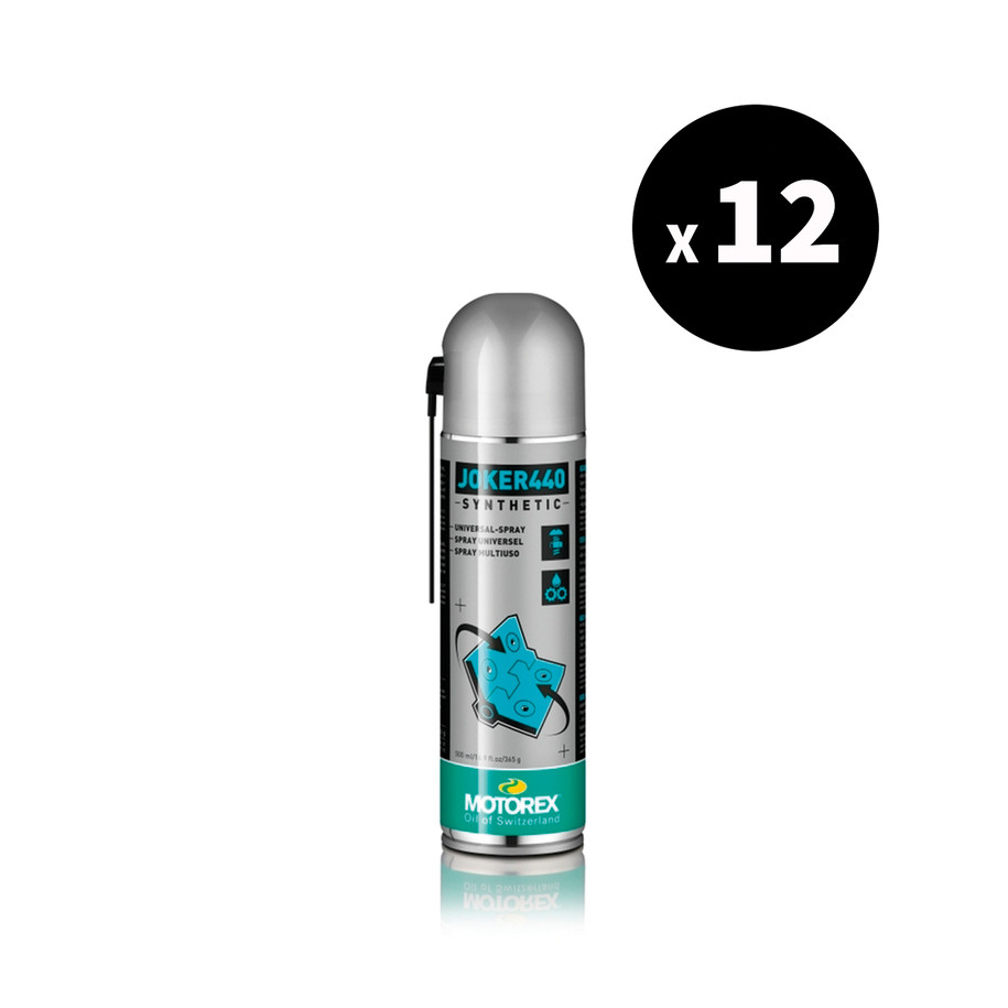 Spray lubrifiant universel MOTOREX Joker 44 Synthetic - spray 500ml x12