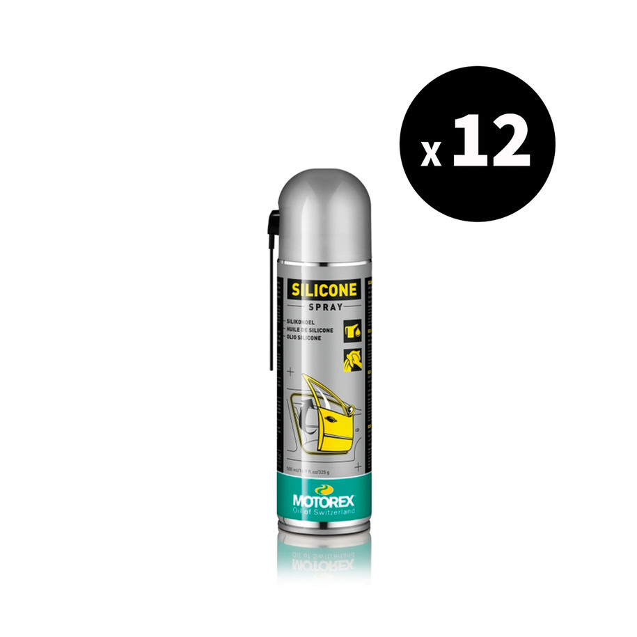 Nettoyant silicone MOTOREX - Spray 500 ml x12