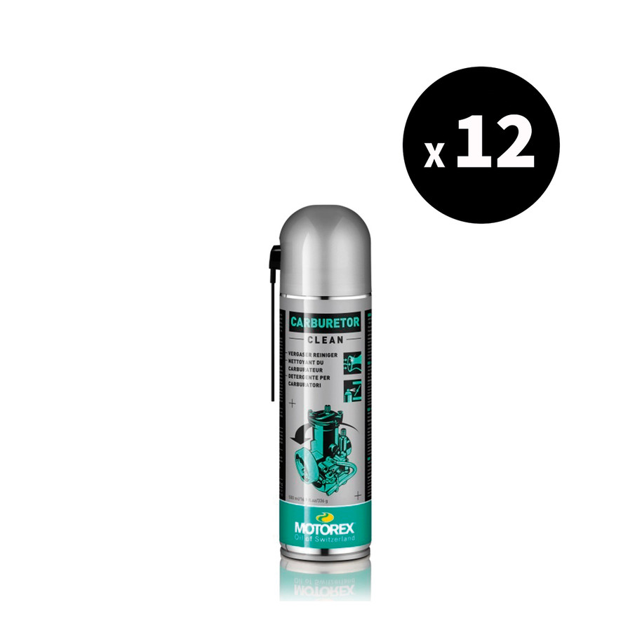 Nettoyant carburateur MOTOREX Carburetor Cleaner - spray 500ml x12