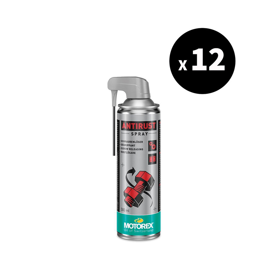 Dégrippant MOTOREX Antirust Spray - 500ml x12