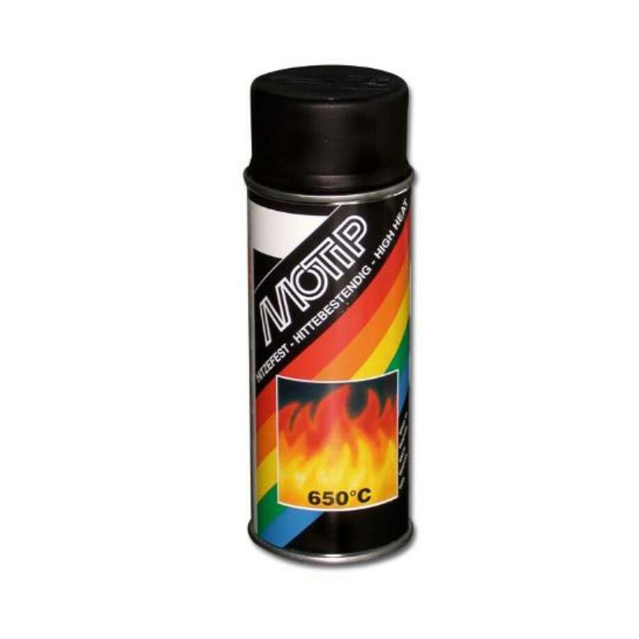 Peinture haute température MOTIP Noir - spray 400 ml