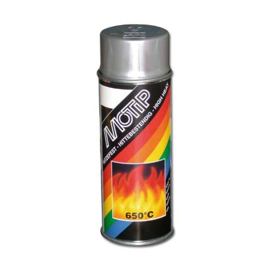 Peinture haute température MOTIP Argent - Spray 400 ml