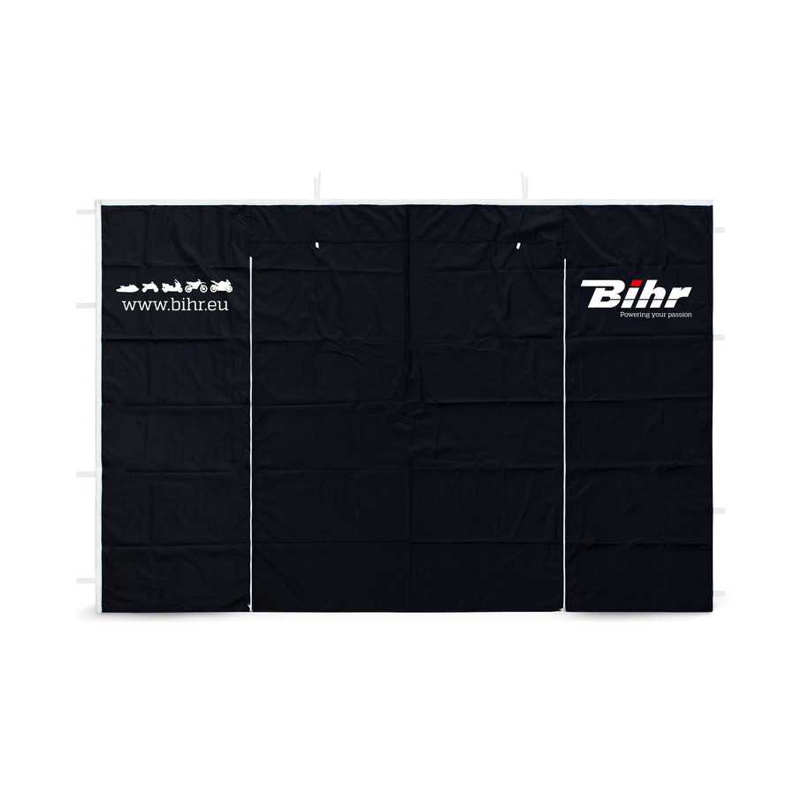 Panneau de porte amovible BIHR tonnelle de paddock Home Track 3x3m (réf. 980126) porte à fermeture éclair
