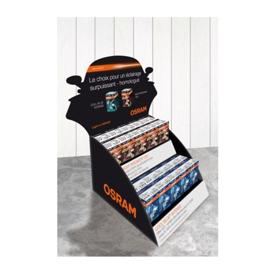 Présentoir de comptoir OSRAM NB200 + CBN
