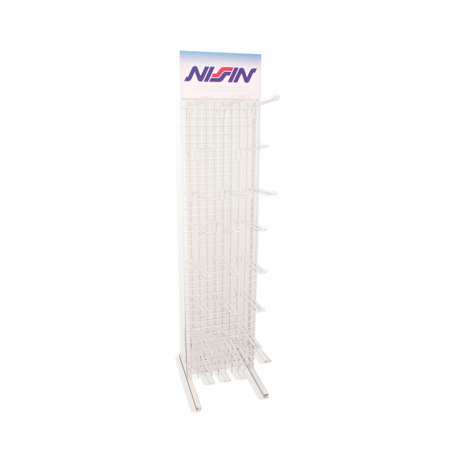 Présentoir de sol NISSIN pour Plaquettes de frein - 180x40x50cm