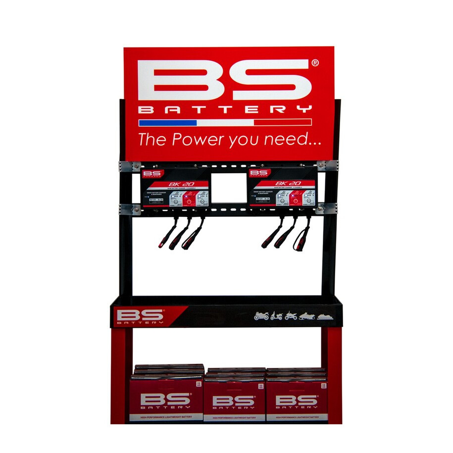 Station de charge BS Battery - présentoir + support - chargeur non inclus