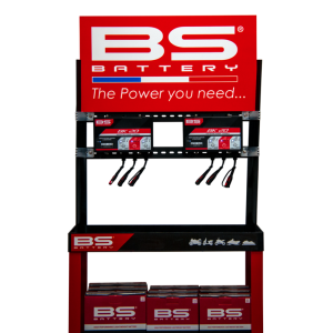 Kit présentoir BS BATTERY + deux chargeurs BK20