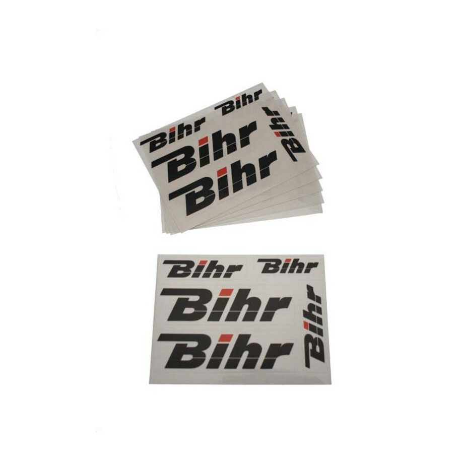 Autocollants BIHR noir