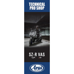 Bannière magnétique ARAI SZ-VAS 49x140cm