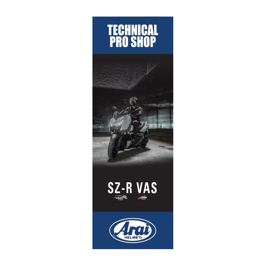 Bannière magnétique ARAI SZ-VAS 49x140cm