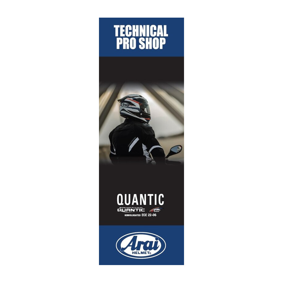 Bannière magnétique ARAI Quantic 49x140cm